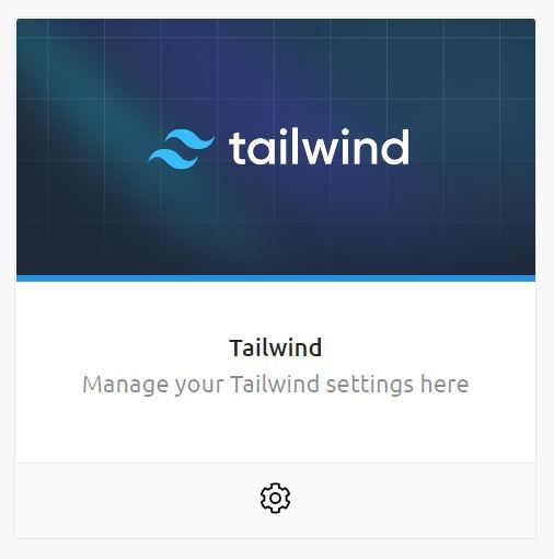 Tailwind Settings